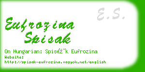 eufrozina spisak business card